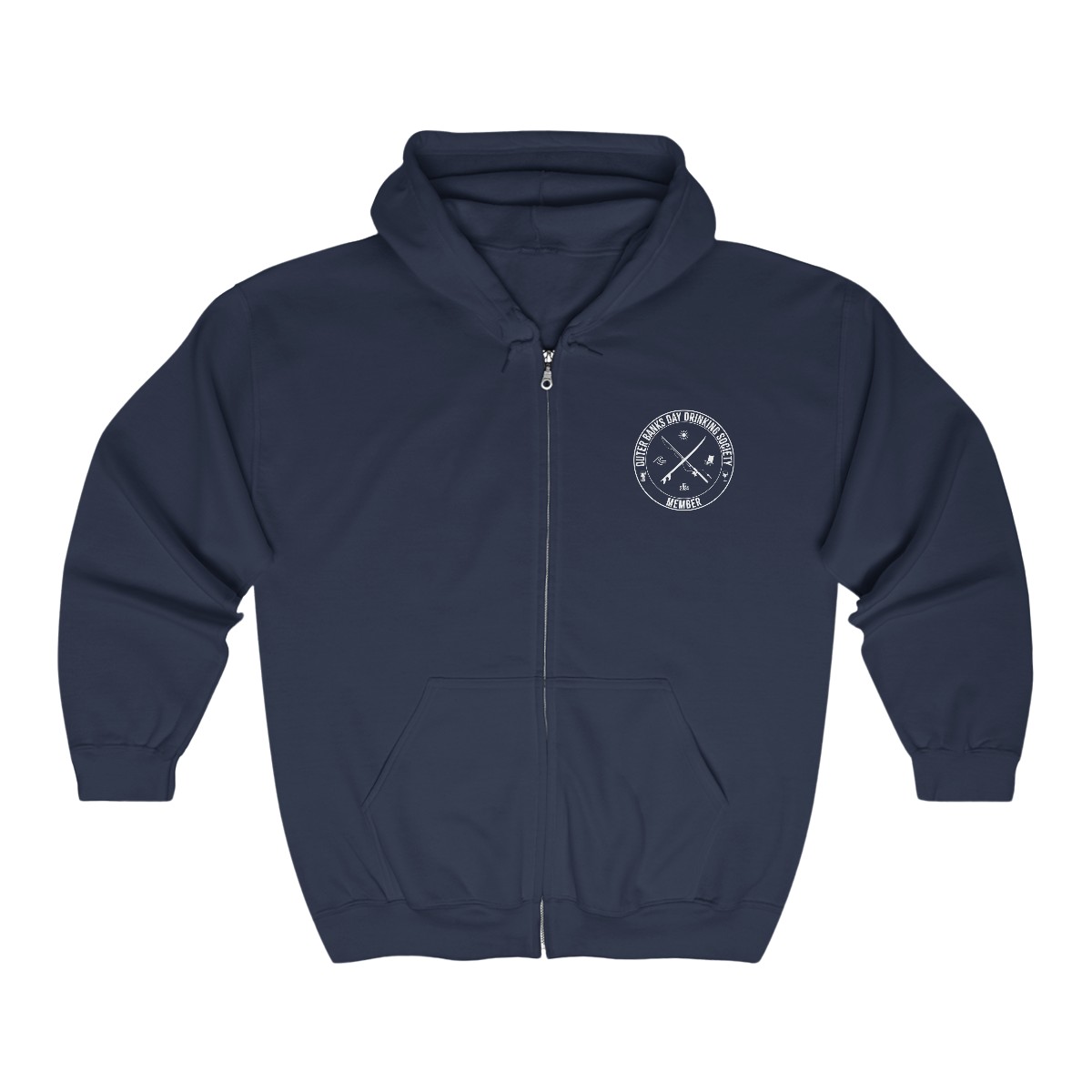 Outer Banks Day Drinking Society Zipper Hoodie