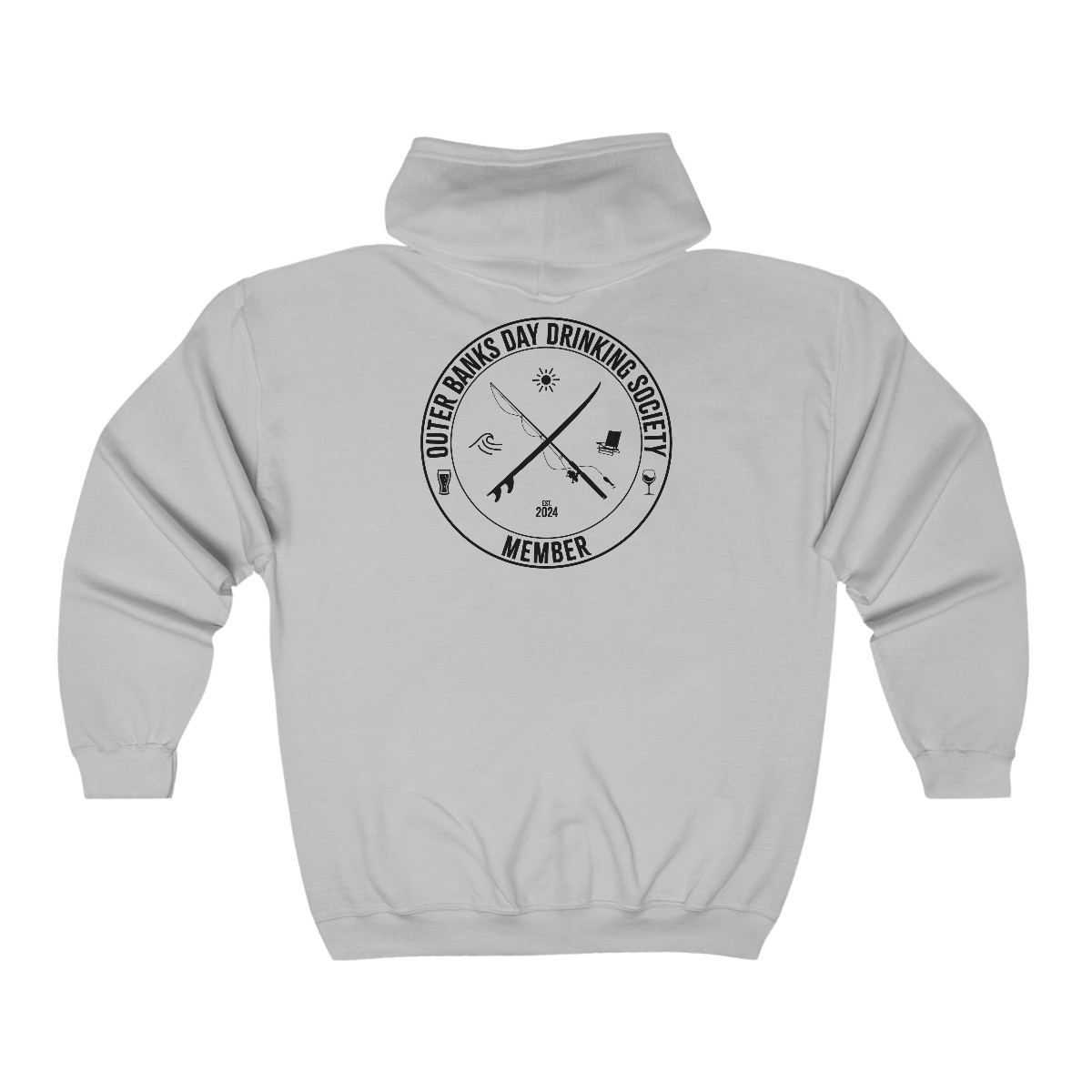 Outer Banks Day Drinking Society Zipper Hoodie