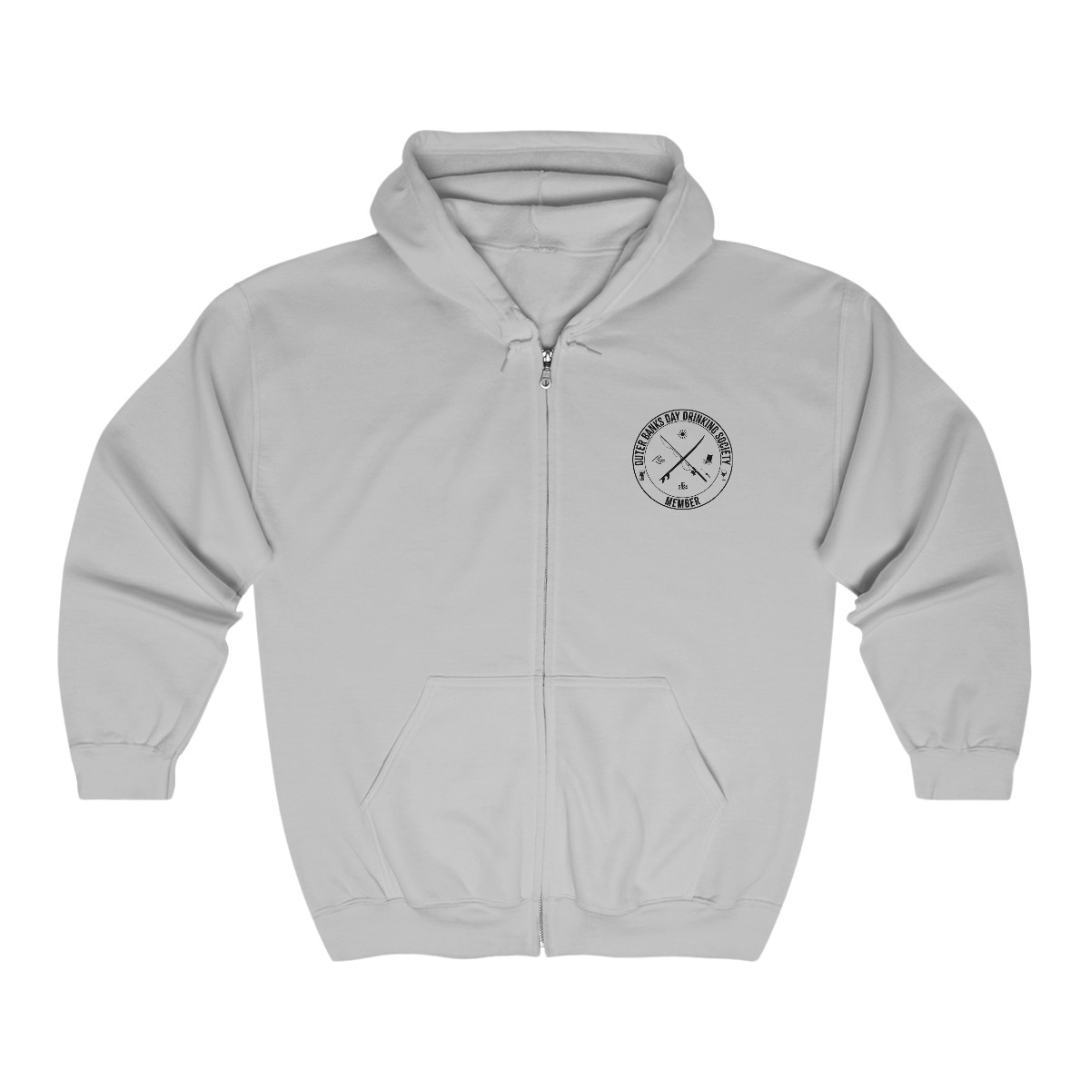 Outer Banks Day Drinking Society Zipper Hoodie