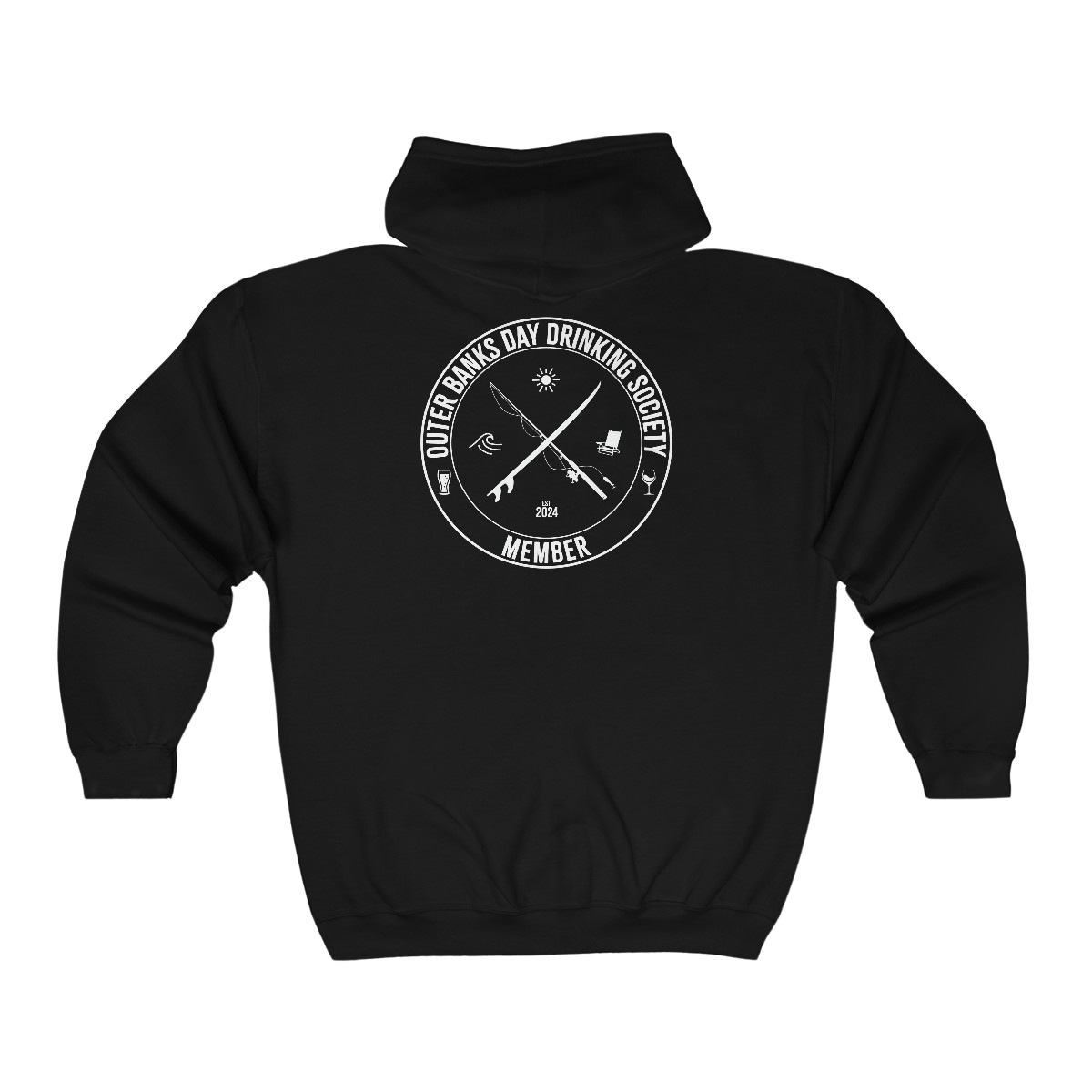 Outer Banks Day Drinking Society Zipper Hoodie