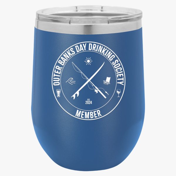 Outer Banks Day Drinking Society Wine Tumbler