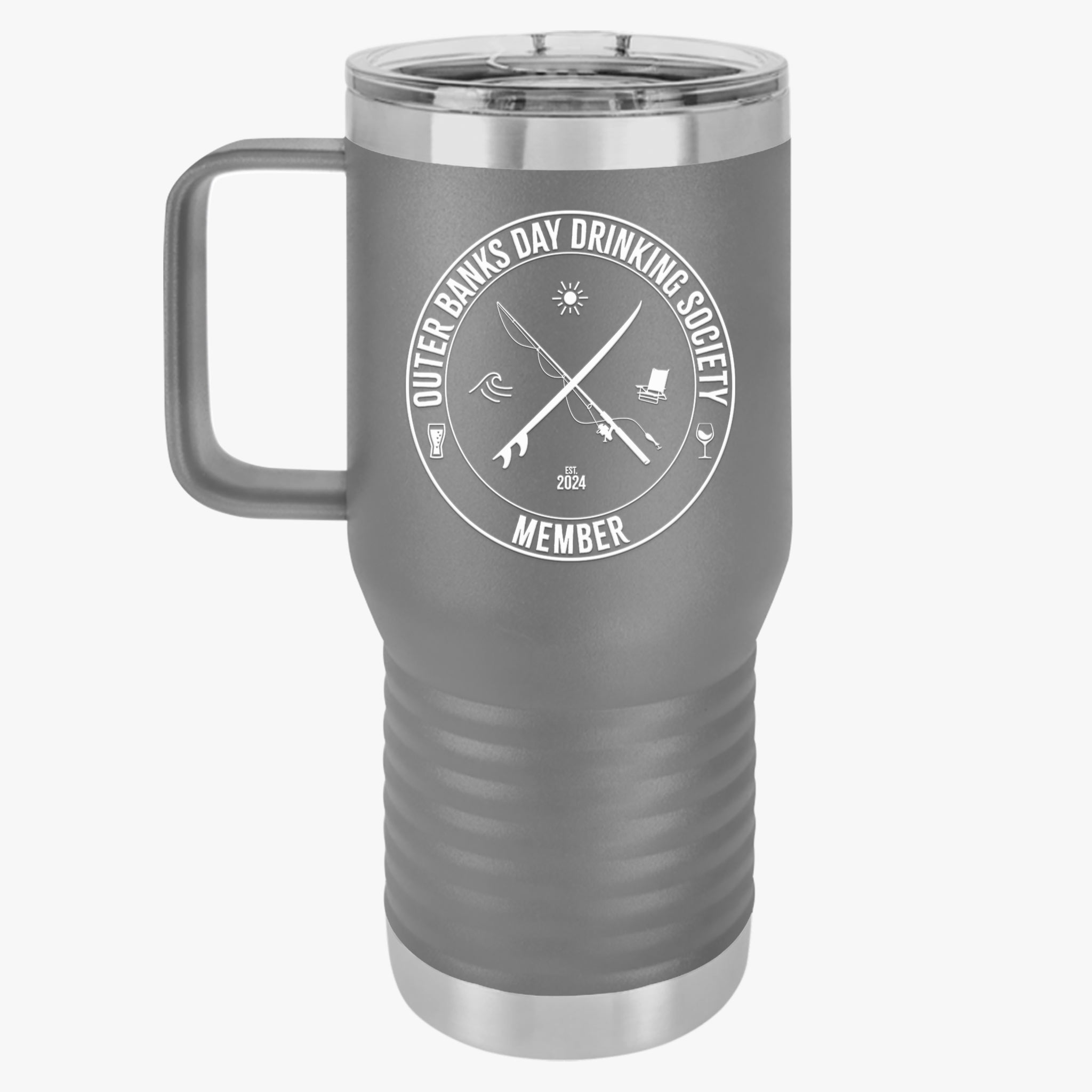Outer Banks Day Drinking Society Travel Mug