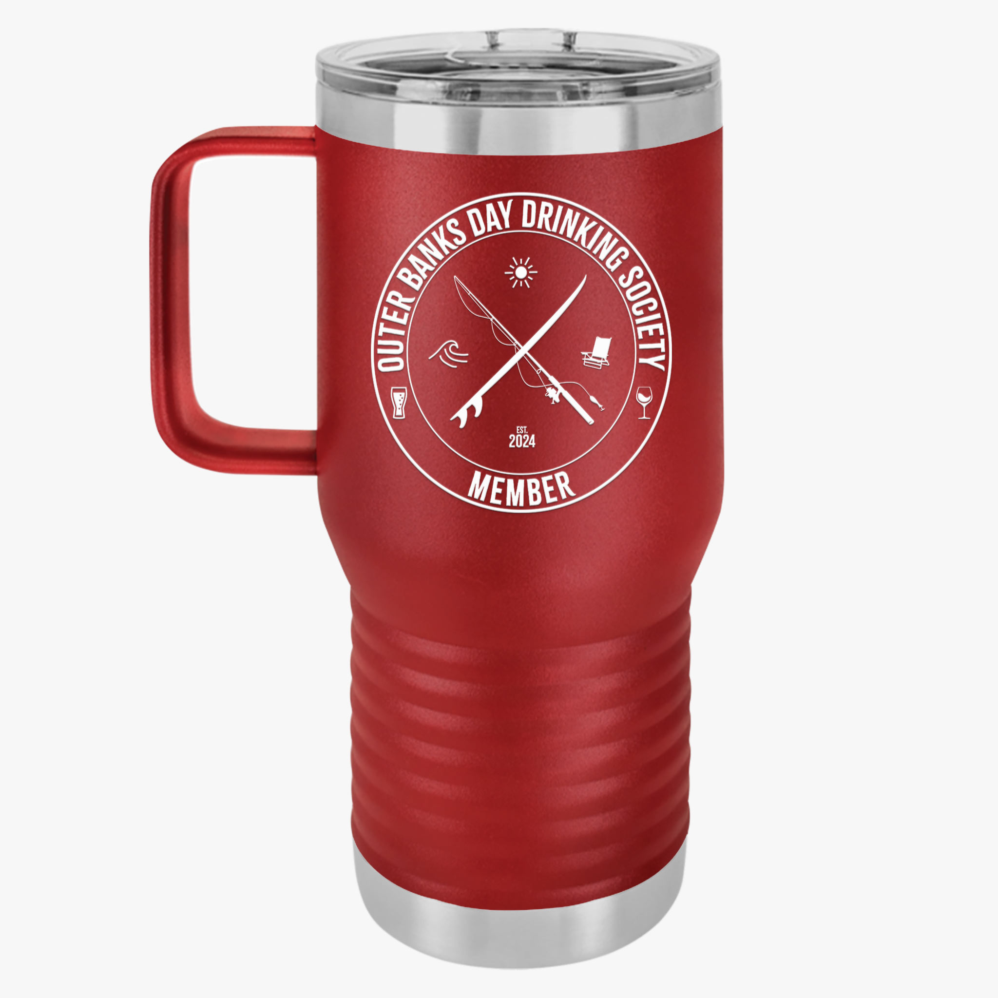 Outer Banks Day Drinking Society Travel Mug