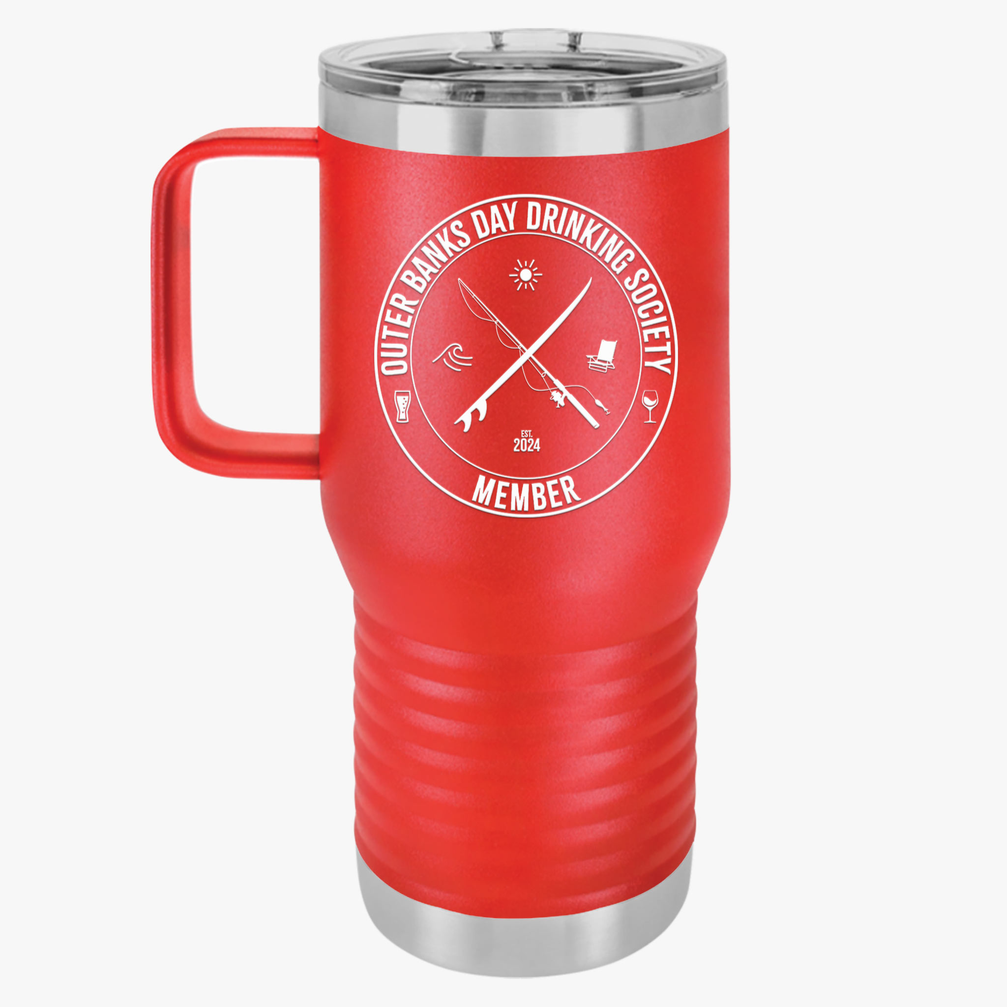 Outer Banks Day Drinking Society Travel Mug