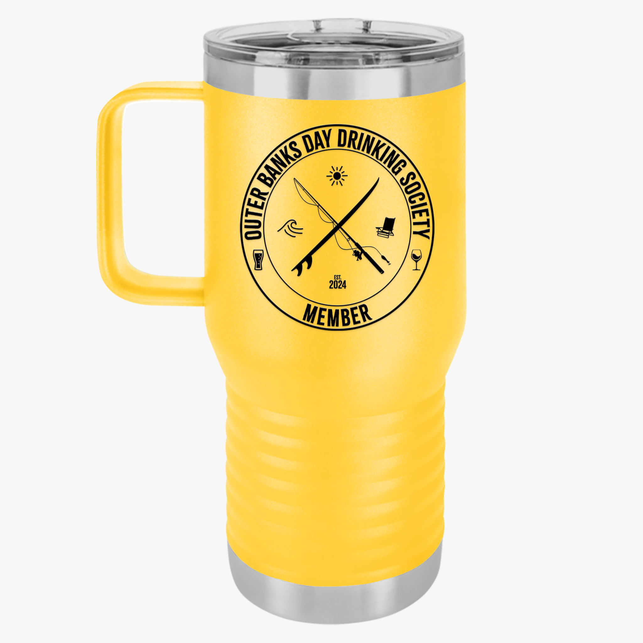 Outer Banks Day Drinking Society Travel Mug, 20oz - Image 3