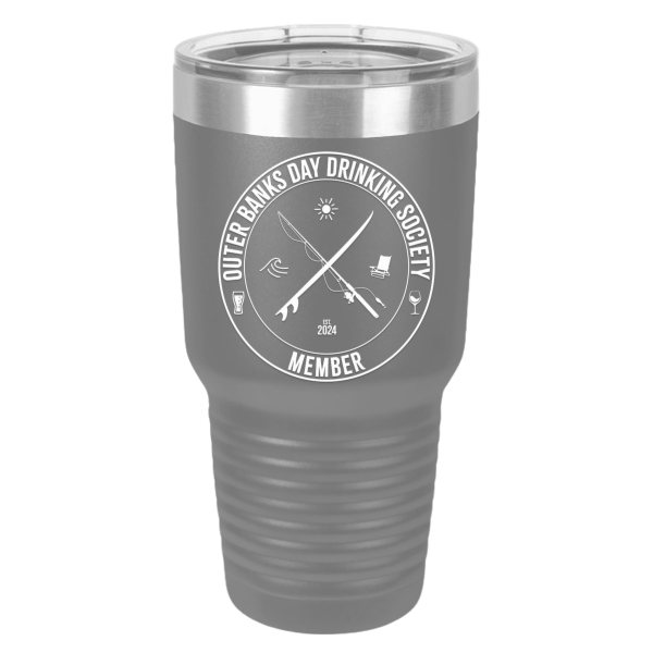 Outer Banks Day Drinking Society Tumbler, 30oz